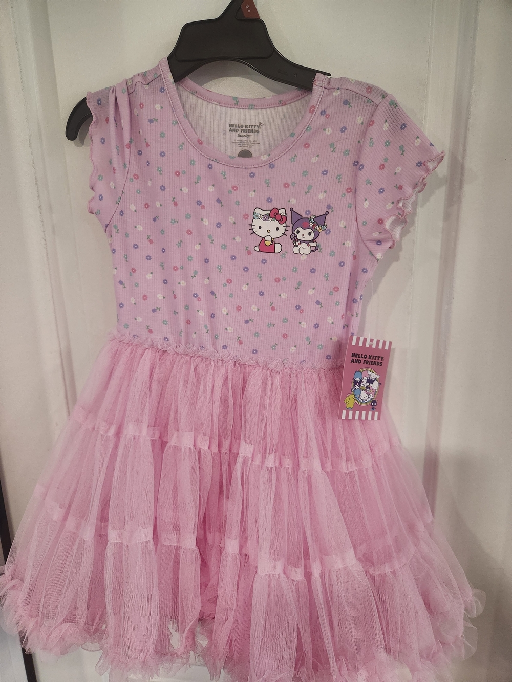 Hello Kitty Pink Tiered Tulle Dress